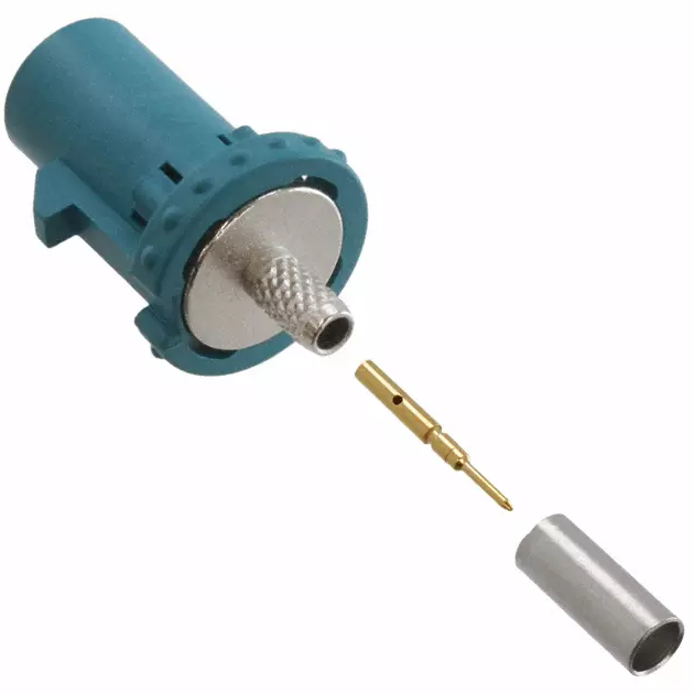 2FA1-NZSP-C01-1 - FAKRA GEN 2 Straight Crimp Plug RG-174 RG-188 RG